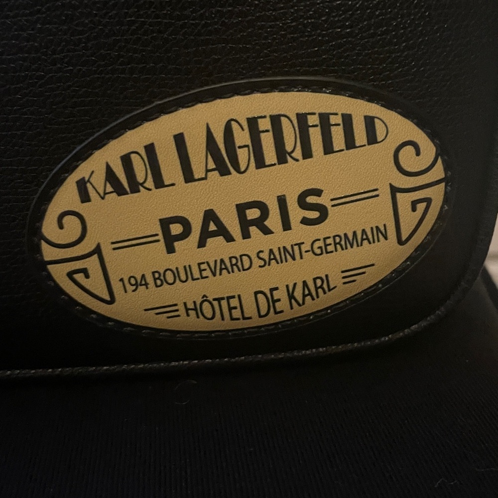 NWT-Karl Lagerfeld Black Camera Bag - Picture 5 of 12